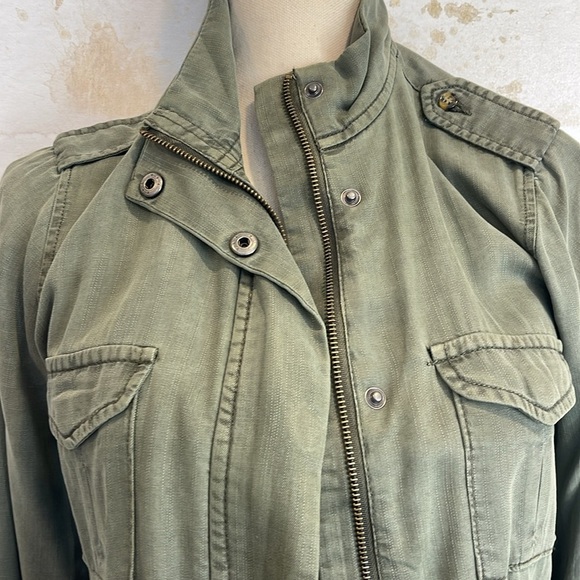 ELAN Lightweight army long sleeve jacket (nwt) 100% Tencel - Picture 3 of 7